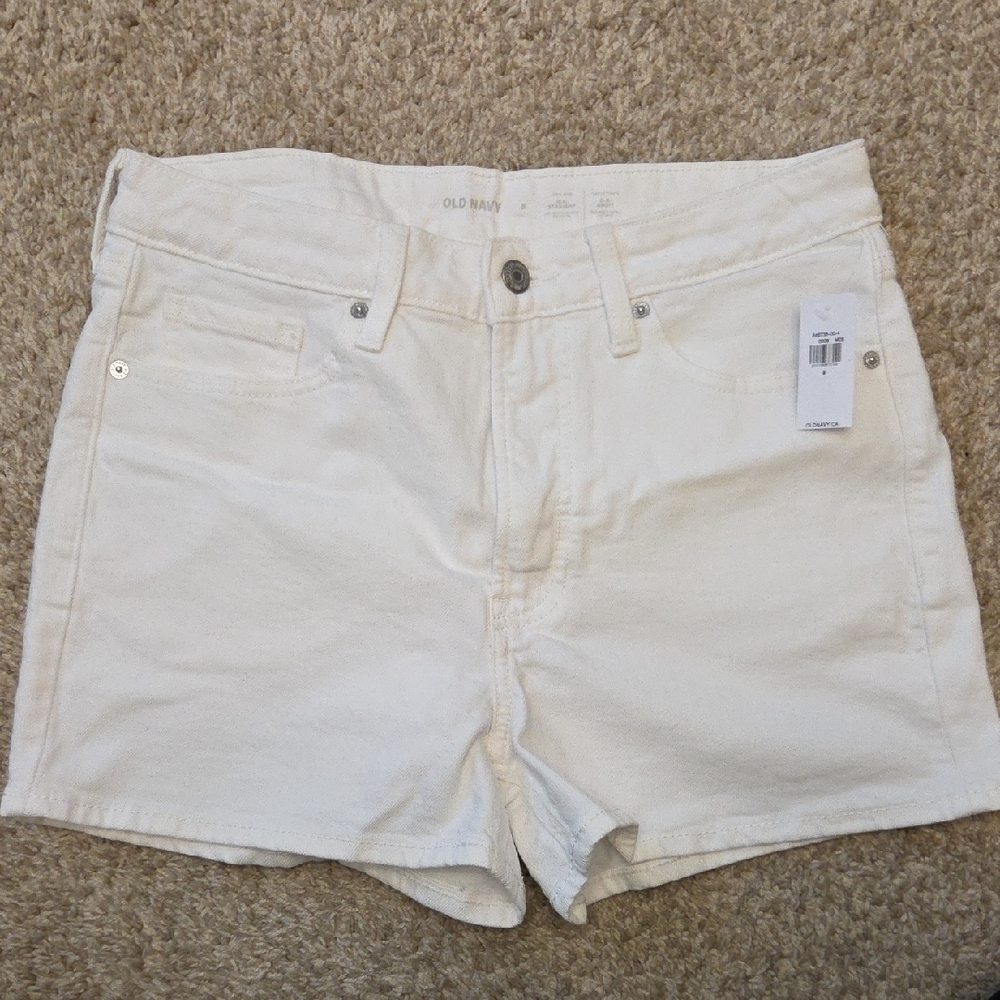 Old Navy Women's White Jean Shorts